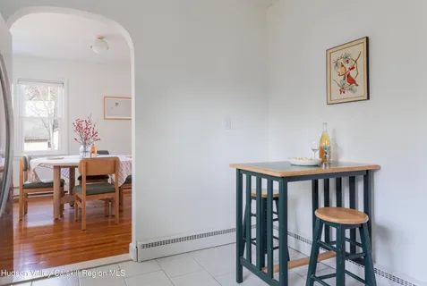 a workspace with furniture and window