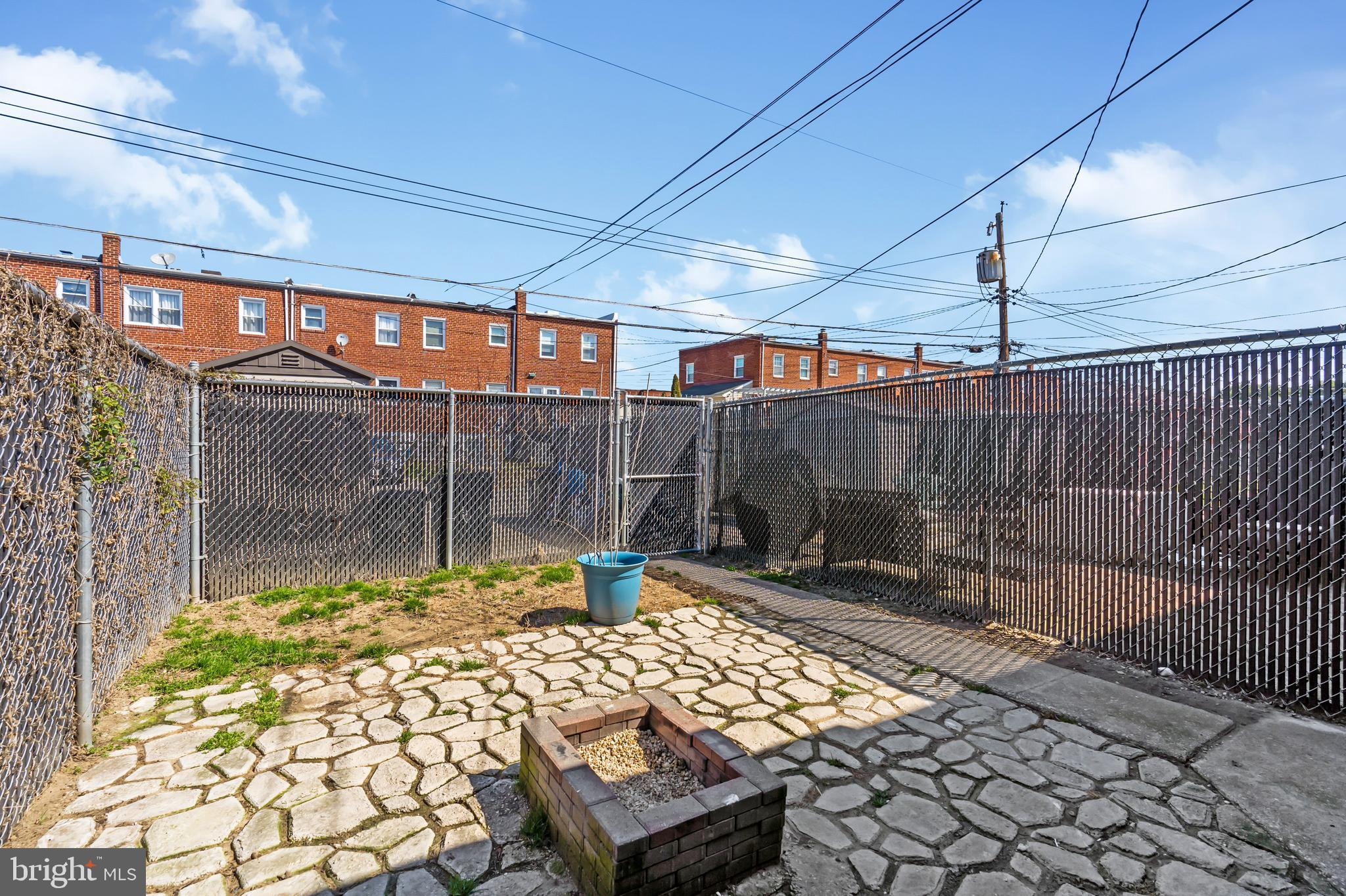 8136 Mid Haven Road Dundalk, MD 21222 - Photo 27 of 29 Private Yard with Fire Pit