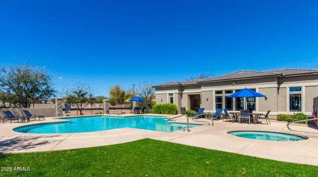 a view of an outdoor space deck and patio
