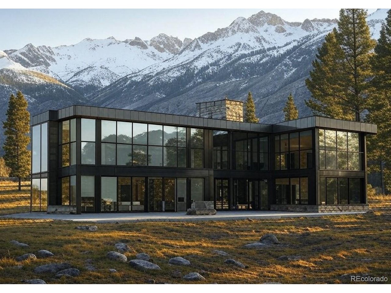 1 South Grapevine Road Golden, CO 80401 - Photo 6 of 10 a view of a house with a ocean view