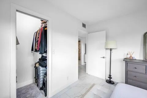 a view of a walk in closet