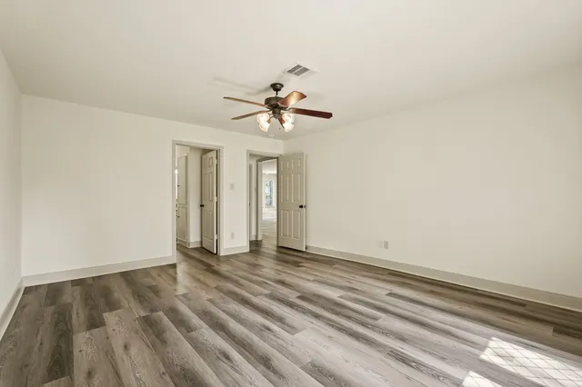 wooden floor in an empty room