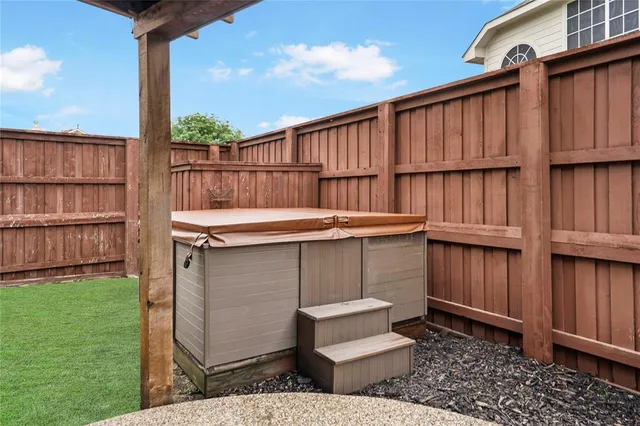 a view of outdoor space and deck