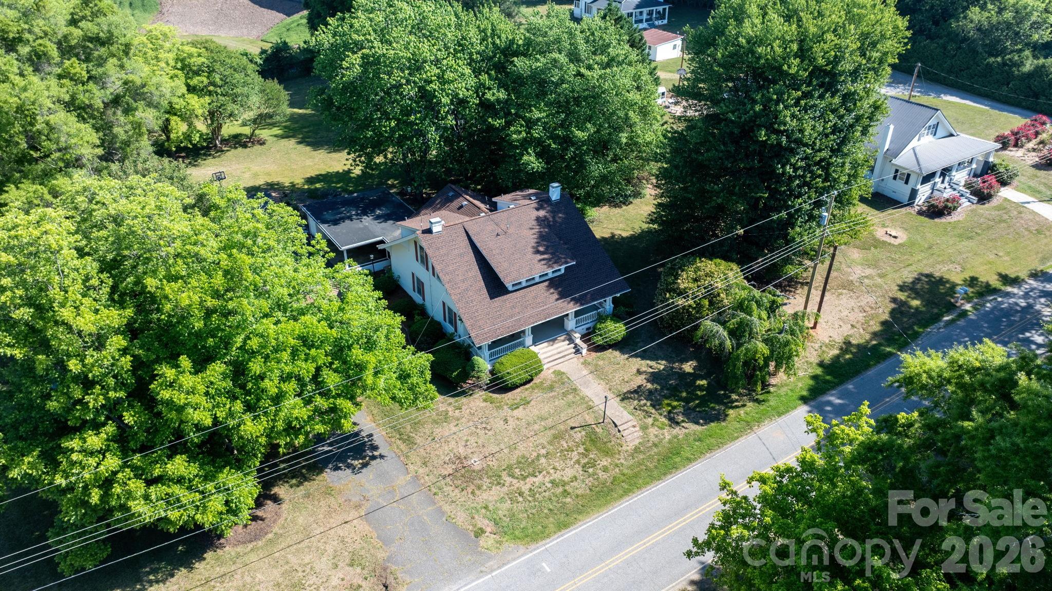 144 Hunter Bridge Road Stony Point, NC 28678 - Photo 40 of 45 an aerial view of a house with a yard