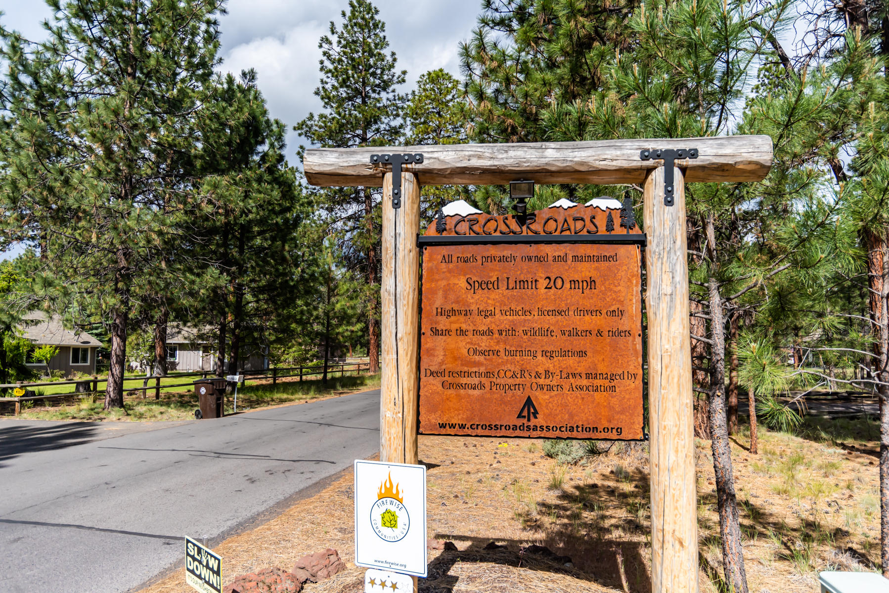 14557 Crossroads Loop Sisters, OR 97759 - Photo 23 of 25 The quiet and peaceful Crossroads community in Sisters, Oregon is a Fire Wise community