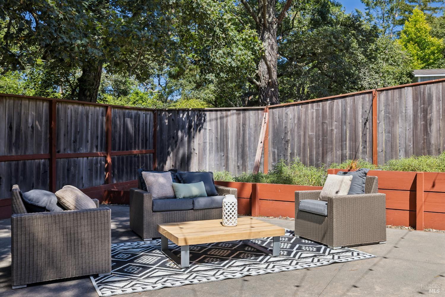 10931 Barnett Valley Road Sebastopol, CA 95472 - Photo 56 of 57 A corner of the lower studio patio...