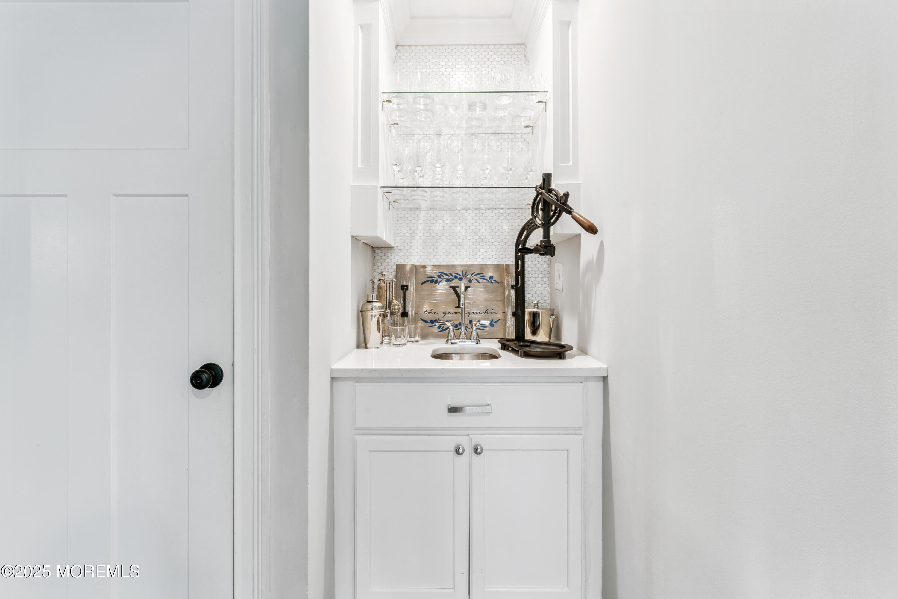 28 High Point Road Lincroft, NJ 07738 - Photo 19 of 42 a bathroom with a sink and mirror