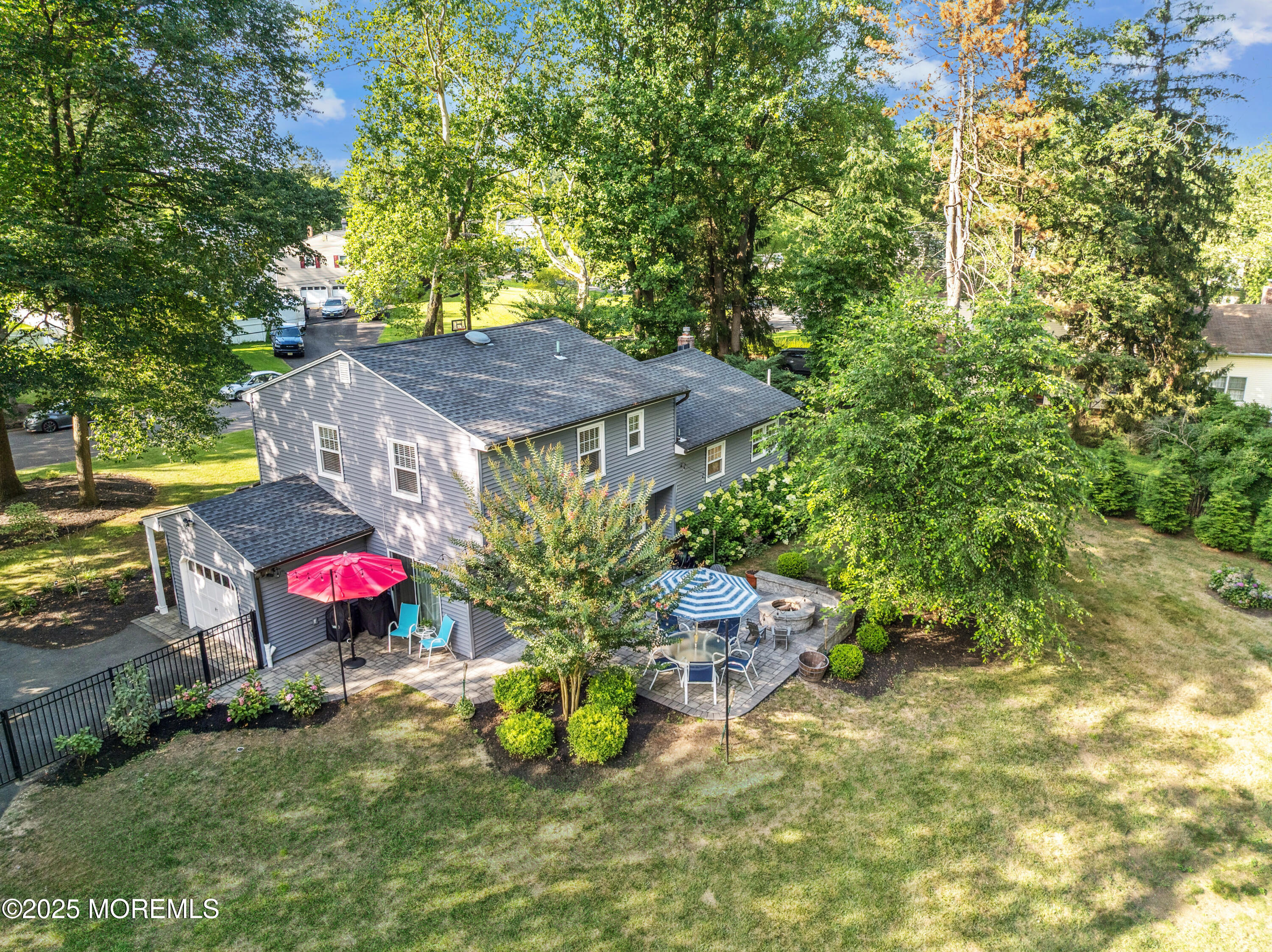 28 High Point Road Lincroft, NJ 07738 - Photo 4 of 42 an outdoor space with furniture and garden view