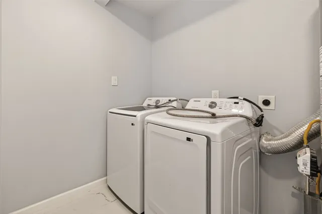 a view of backyard with wooden floor