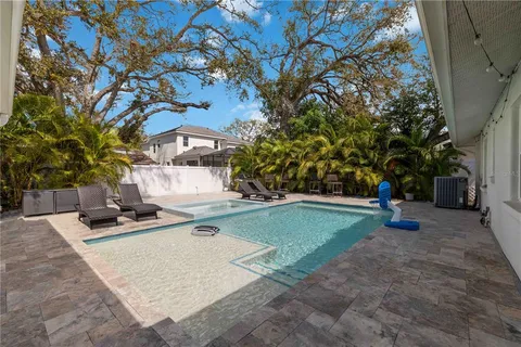 a building with trees in front of it
