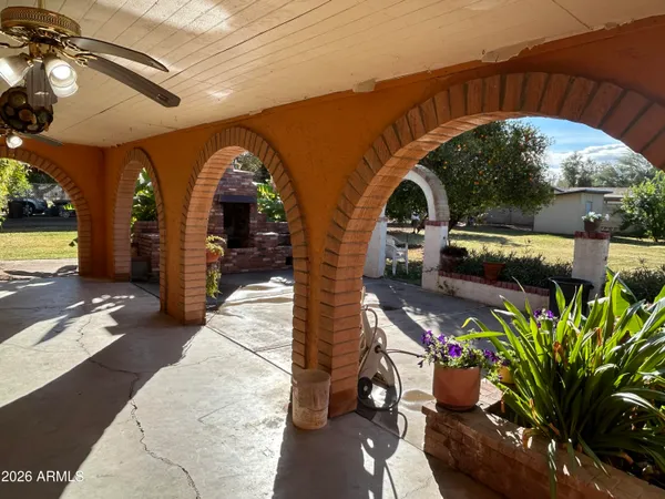 a view of a back yard of the house