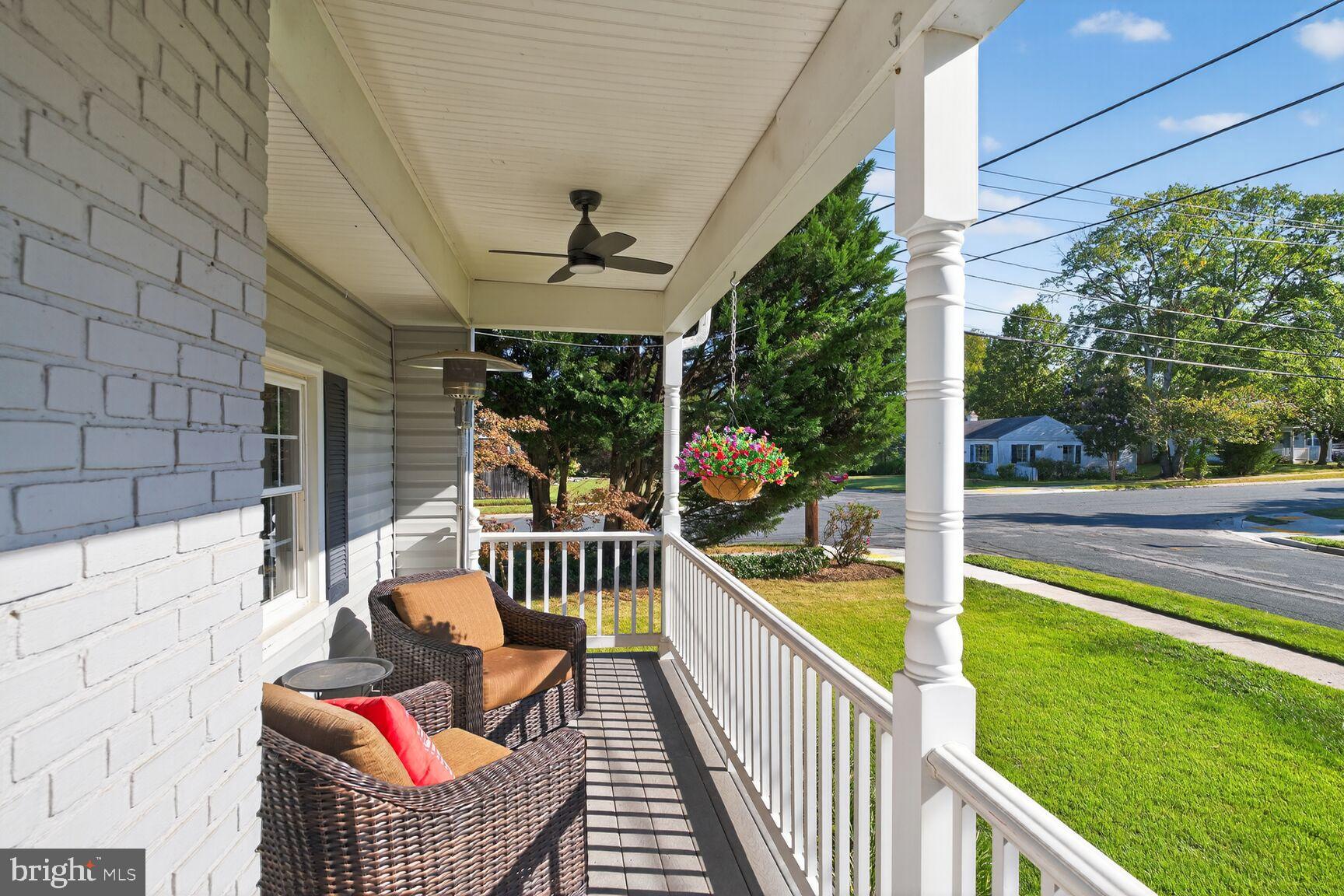 10406 Ewell Avenue Kensington, MD 20895 - Photo 10 of 42 a view of balcony with furniture