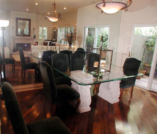 71 Olive Mill Road Montecito, CA 93108 - Photo 5 of 12 a view of a dining room with furniture window and wooden floor