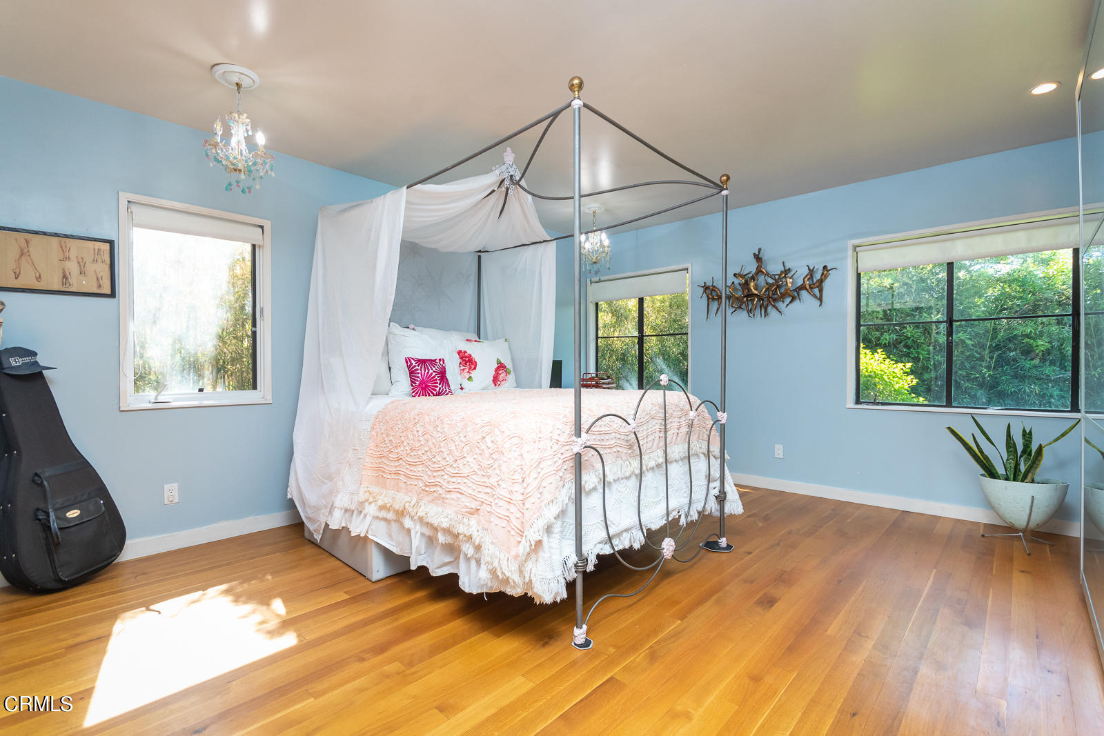 1471 Normandy Drive Pasadena, CA 91103 - Photo 28 of 41 a bed sitting in a bedroom next to a window