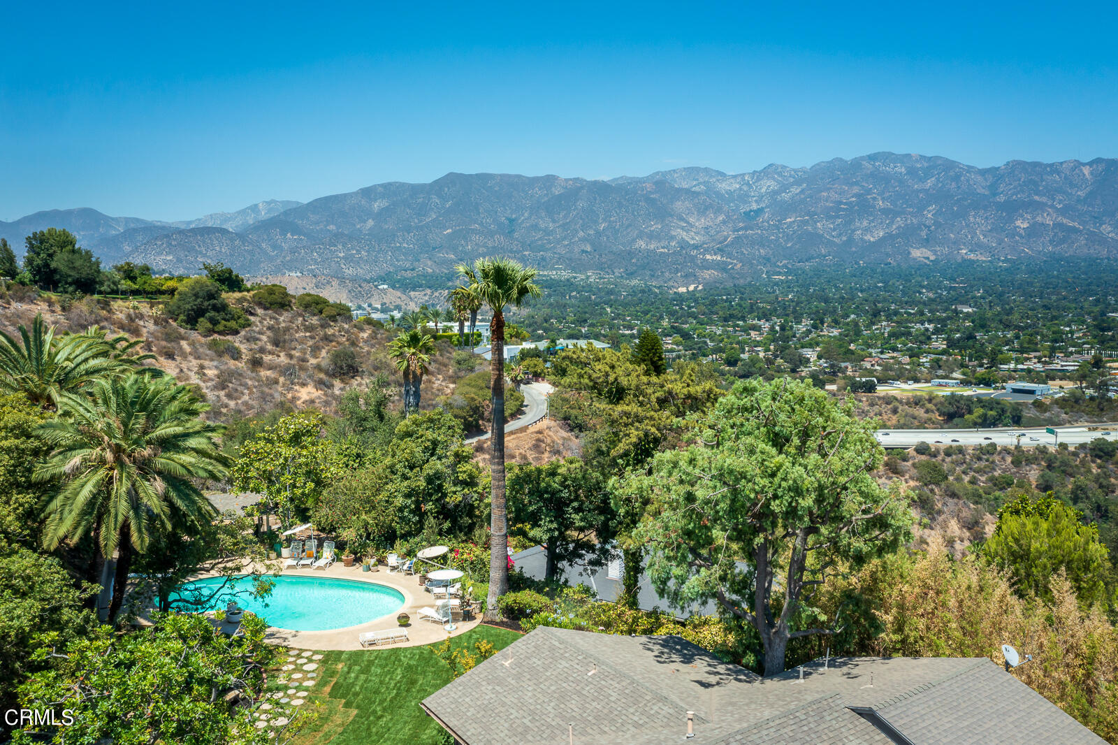 1471 Normandy Drive Pasadena, CA 91103 - Photo 39 of 41 a view of a city with a mountain