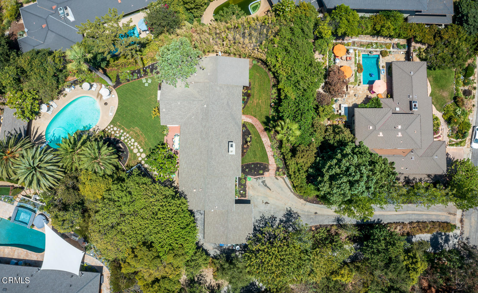 1471 Normandy Drive Pasadena, CA 91103 - Photo 41 of 41 an aerial view of a house with a yard