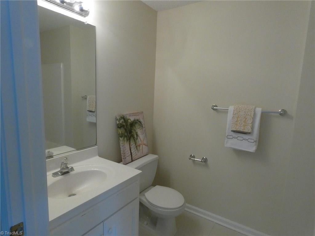 130 1B James Road High Point, NC 27265 - Photo 10 of 18 Master Bath with new Ceramic Tile Floors