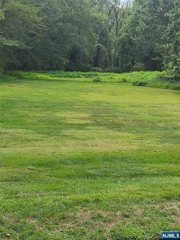 a view of a yard with a house