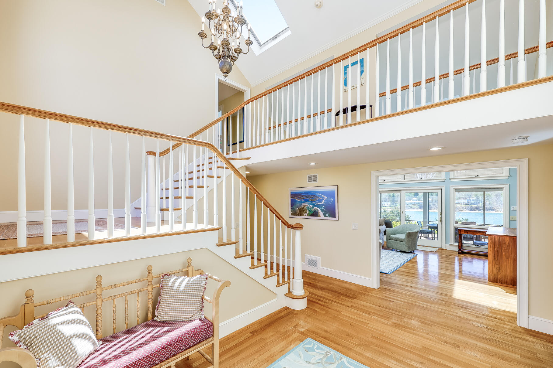 34 Jack Knife Point Road Orleans, MA 02653 - Photo 26 of 56 a view of entryway and hall with wooden floor