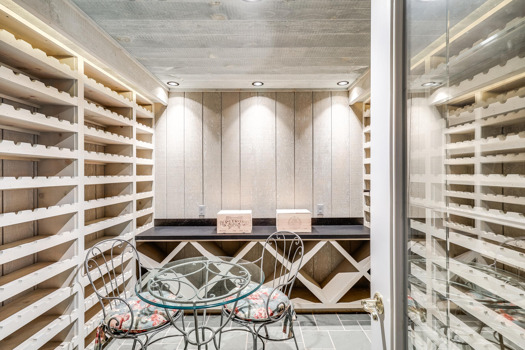 34 Jack Knife Point Road Orleans, MA 02653 - Photo 51 of 56 a view of a balcony and chairs and wooden floor