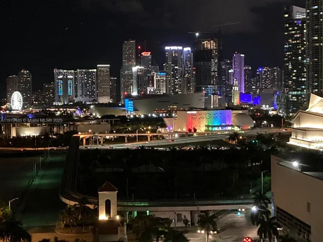 a view of a lake with a yard