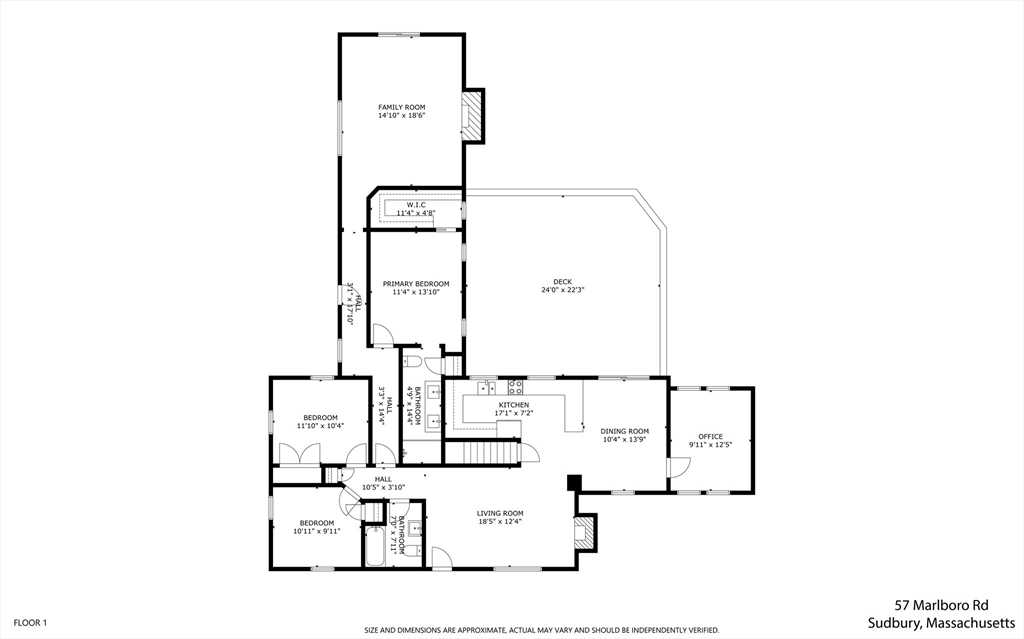 57 Marlboro Road Sudbury, MA 01776 - Photo 39 of 40 a picture of floor plan