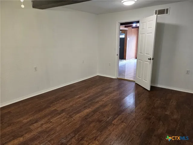 wooden floor in an empty room