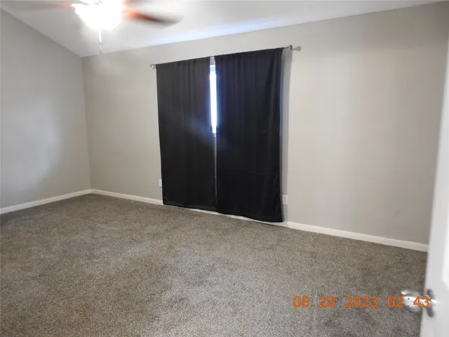 a view of an empty room