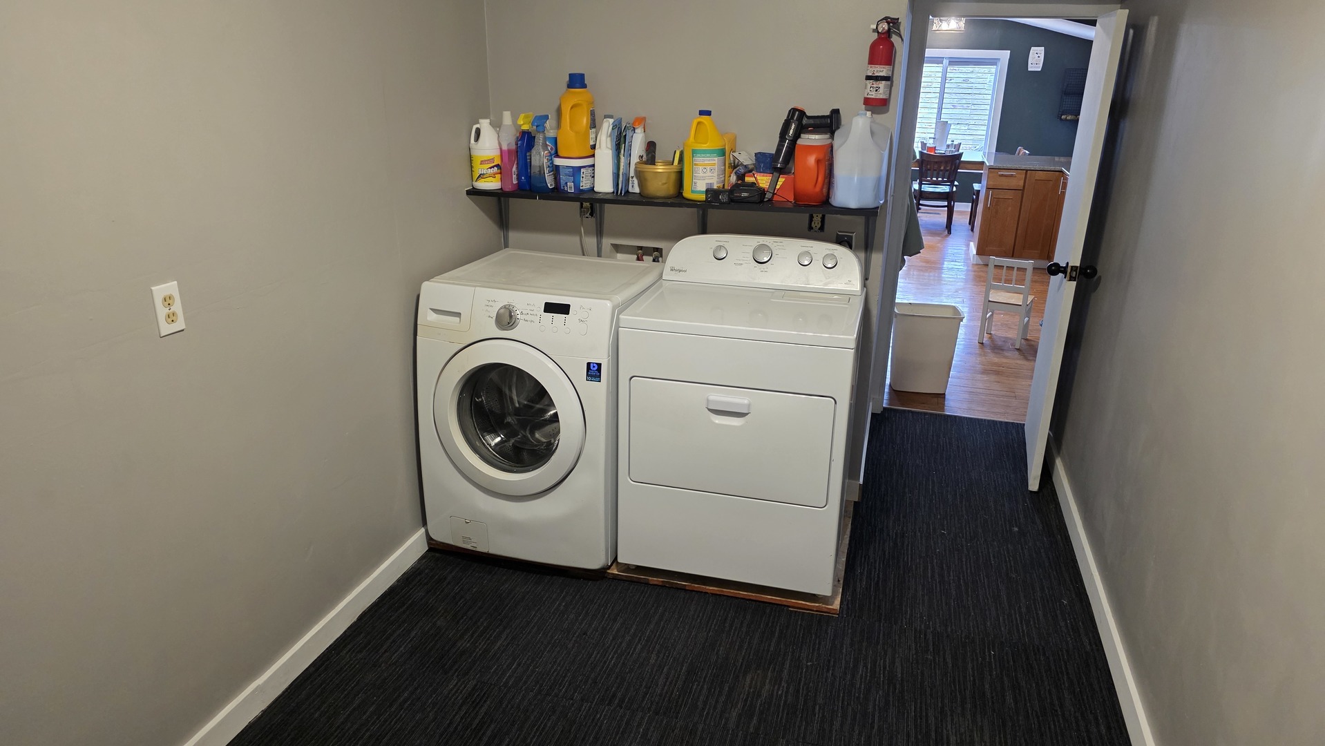 3494 Howlett Road Paw Paw, IL 61353 - Photo 5 of 21 a utility room with dryer and washer