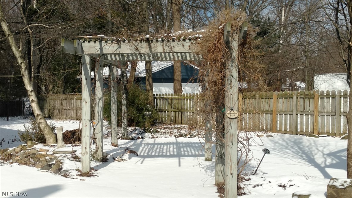 1590 Rydalmount Road Cleveland Heights, OH 44118 - Photo 15 of 16 STURDY WOOD PERGOLA PERFECT FOR LOUNGING UNDER IN THIS FENCED IN YARD. WAIT UNTIL THIS
YARD BLOOMS FOR SPRING AND SUMMER.