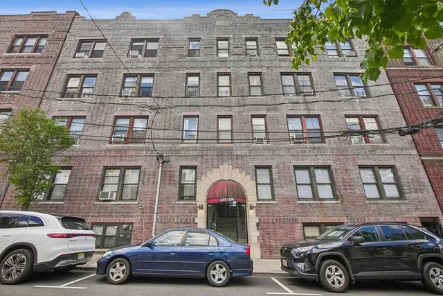 a car parked in front of a car parking