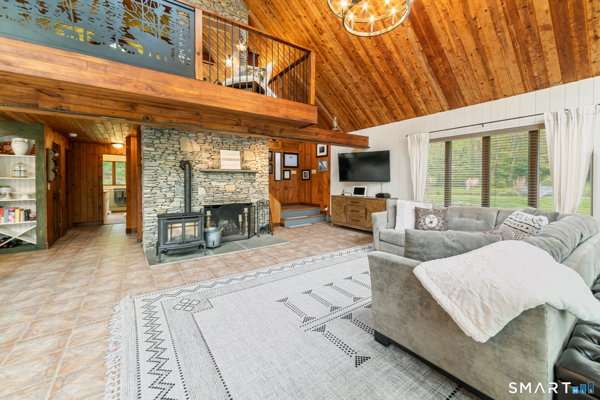 72 Wild Cat Hill Road Harwinton, CT 06791 - Photo 4 of 40 a view of living room with furniture and fireplace
