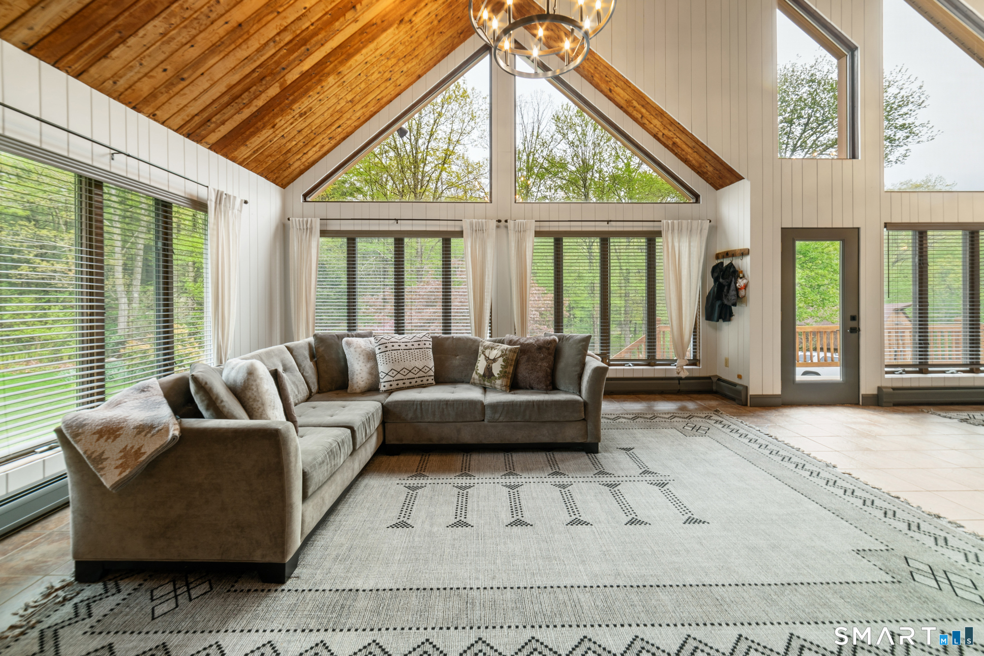72 Wild Cat Hill Road Harwinton, CT 06791 - Photo 5 of 40 a living room with furniture and a large window