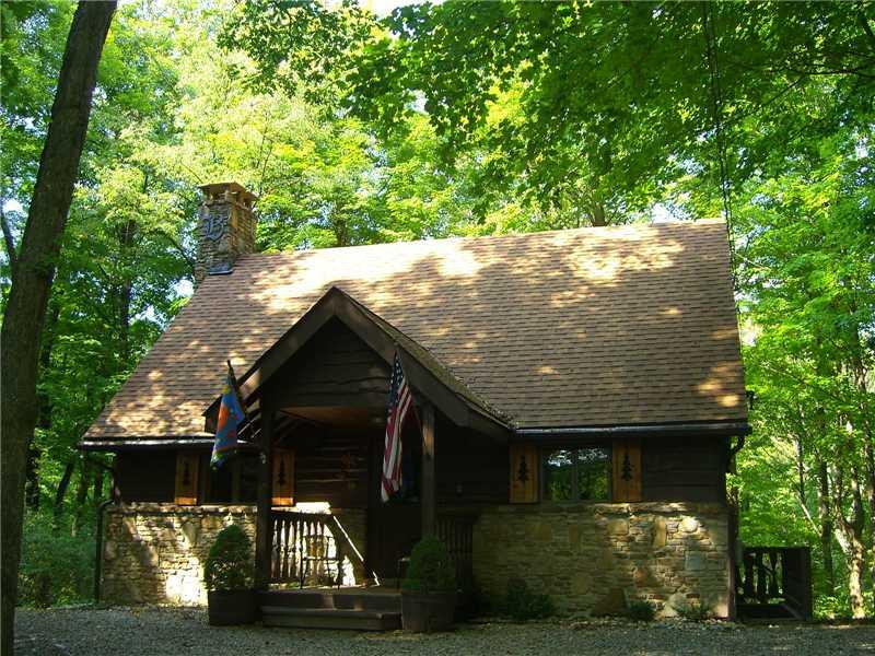 629 Rustic Ridge Road Champion, PA 15622 - Photo 1 of 25 Exterior Front. Chalet in the woods