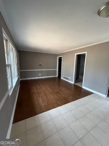 a view of an empty room