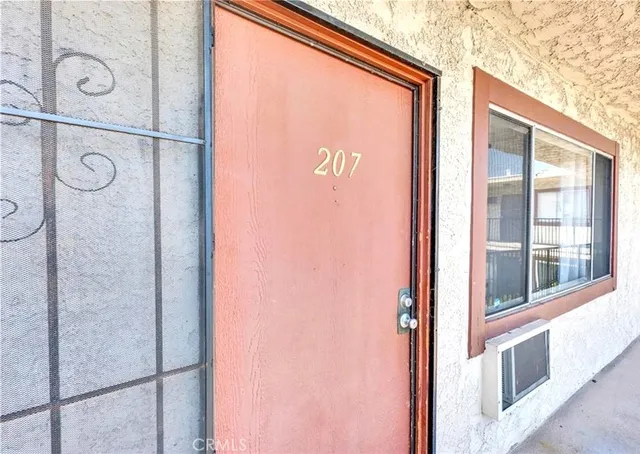 a view of front door