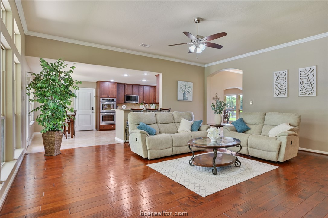 18964 Old Bundick Road Bryan, TX 77808 - Photo 6 of 32 Living room view from primary bedroom.