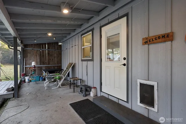 a view of a room with chairs