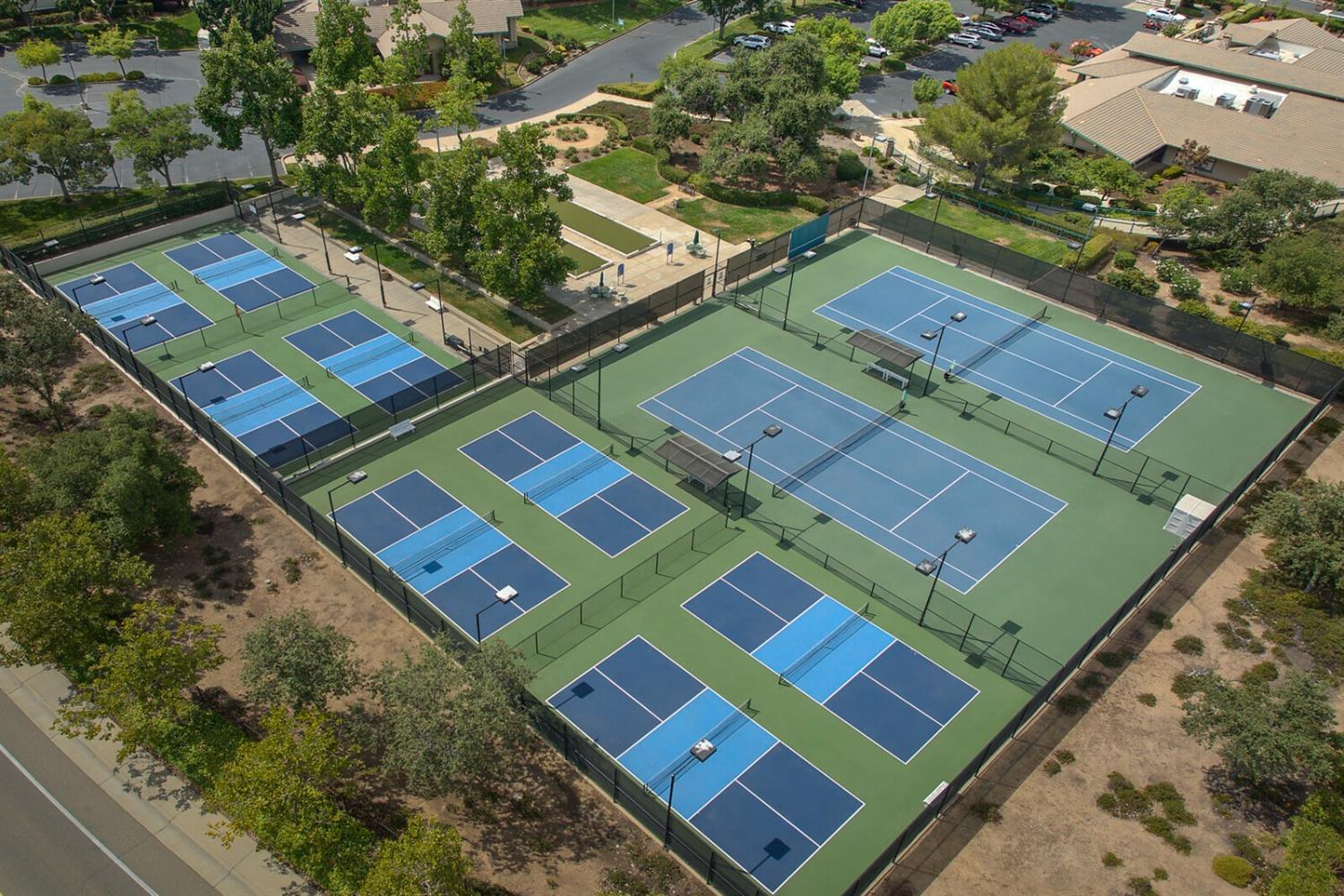 2821 Springfield Drive Rocklin, CA 95765 - Photo 37 of 43 an aerial view of a tennis ground