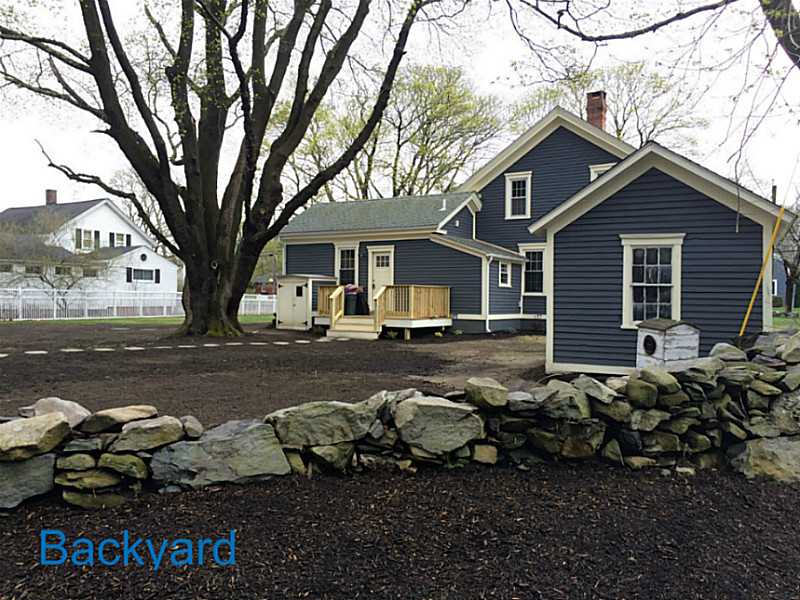 467 Ten Rod Road North Kingstown, RI 02852 - Photo 23 of 25 Exterior Back. Great backyard with outbuilding for yard equipment.