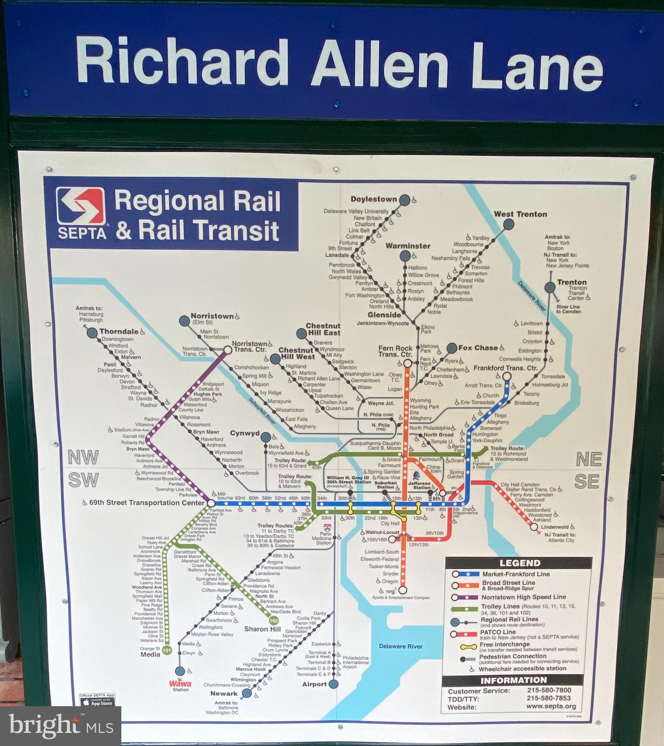 7203 Cresheim Road Philadelphia, PA 19119 - Photo 50 of 51 ...and the Richard Allen Lane SEPTA stop...