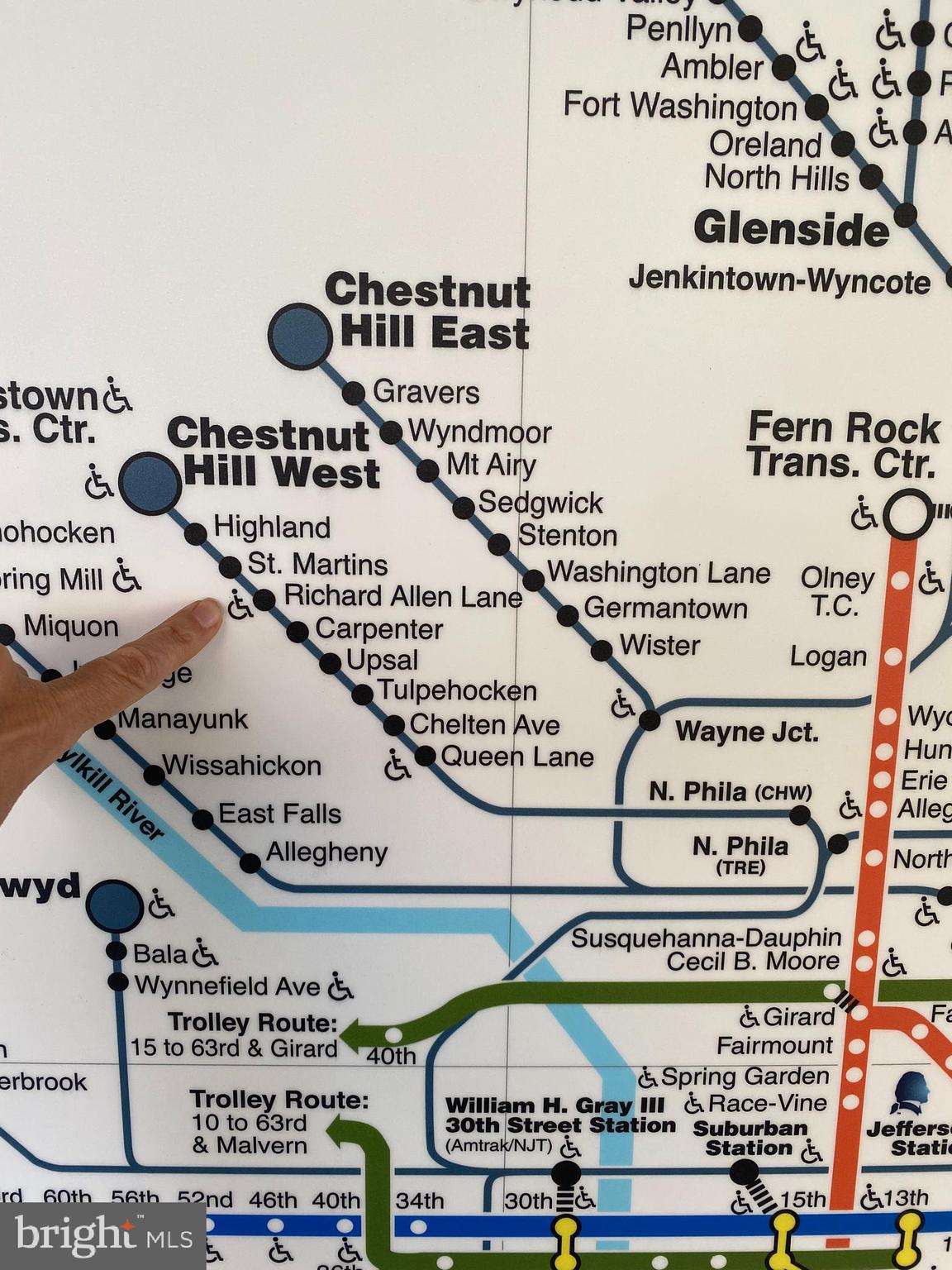 7203 Cresheim Road Philadelphia, PA 19119 - Photo 51 of 51 ...on the Chestnut Hill West Line.