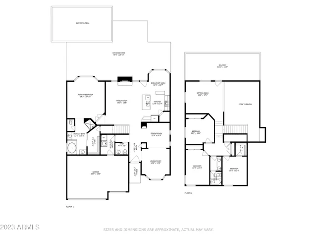 a picture of a floor plan