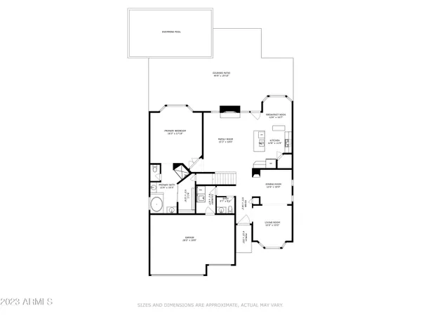 a picture of floor plan