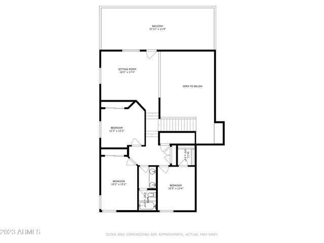 a picture of a floor plan