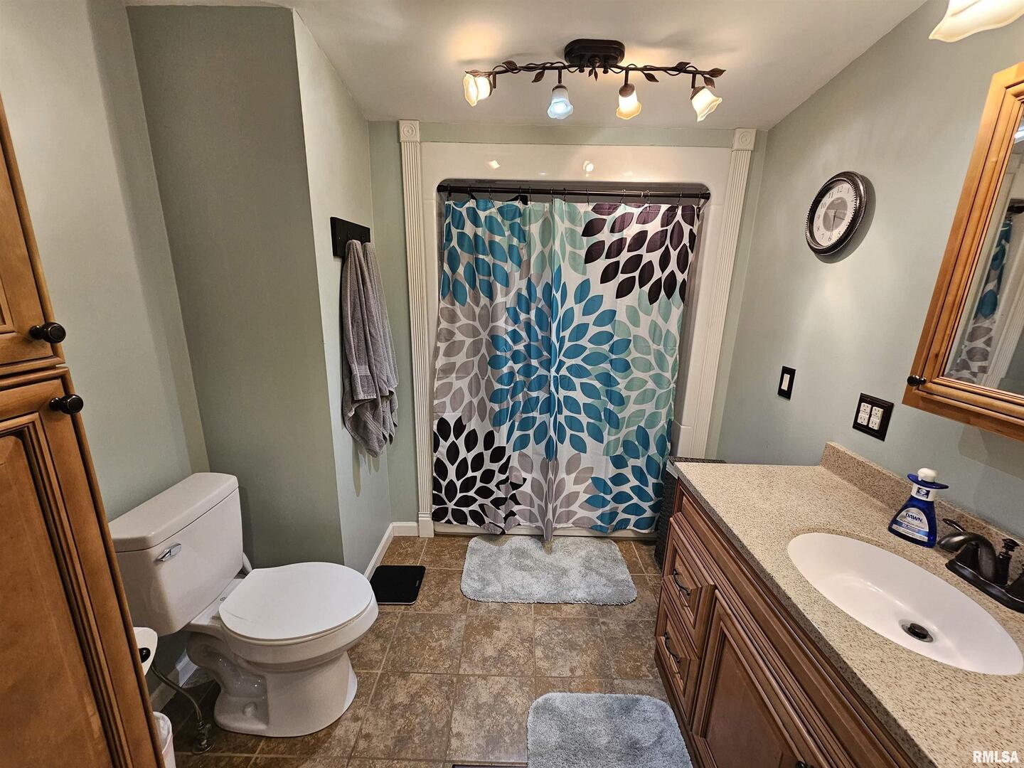 18266 East Liberty Road Opdyke, IL 62872 - Photo 32 of 34 a bathroom with a sink toilet and shower