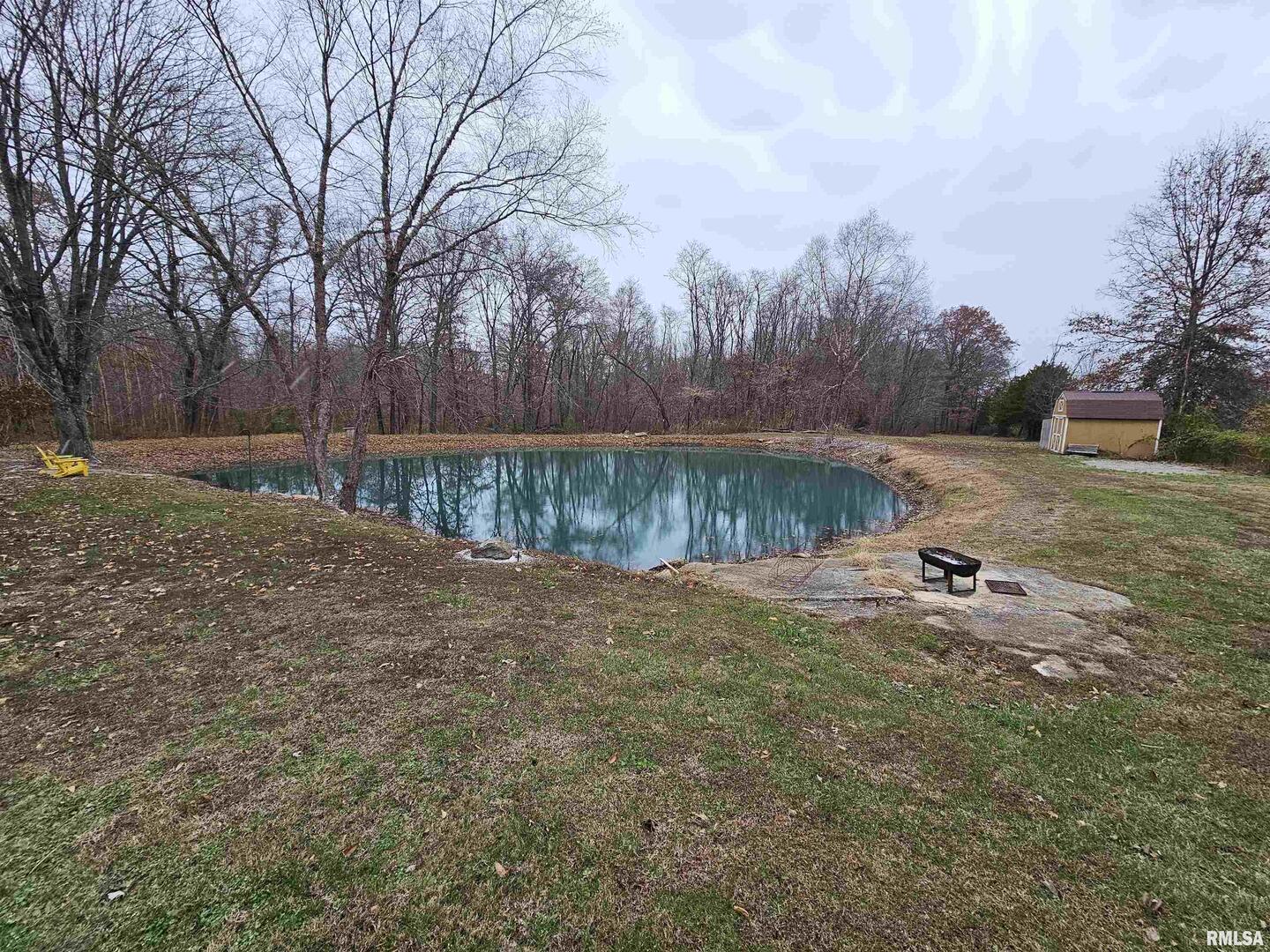 18266 East Liberty Road Opdyke, IL 62872 - Photo 10 of 34 a backyard of a house with lots of green space