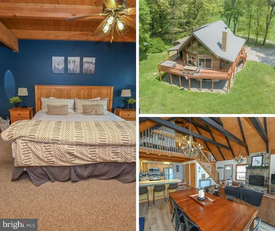 a view of a lush green field