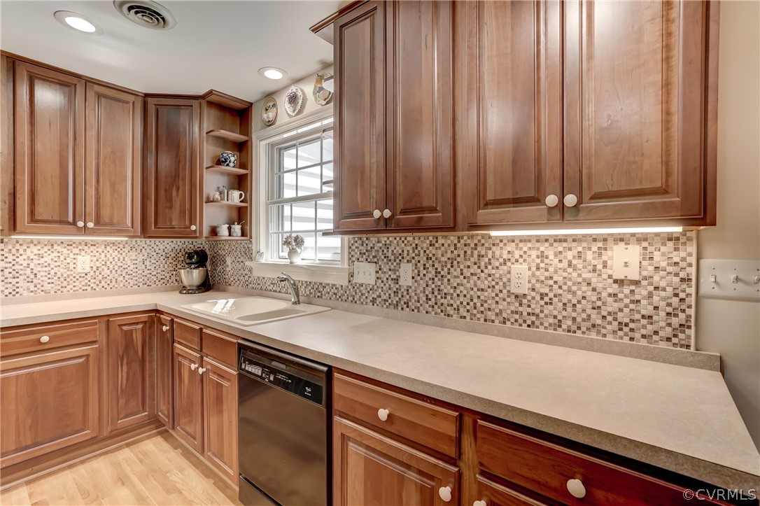 1607 Genito Road Crozier, VA 23039 - Photo 12 of 49 a view of a kitchen with sink