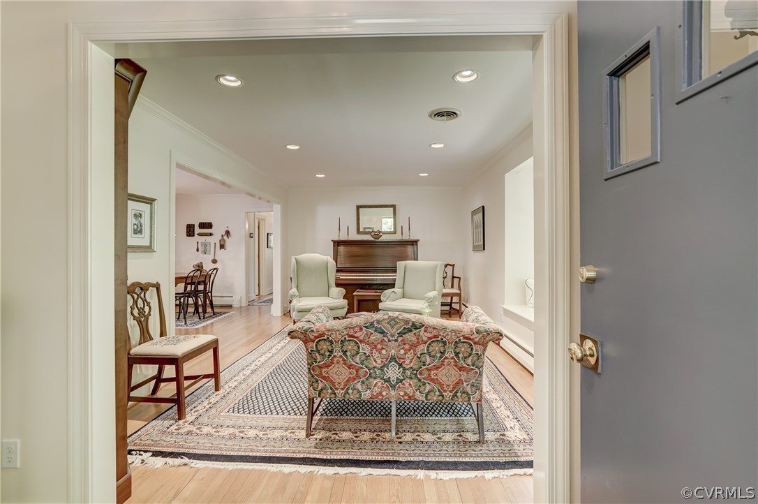 1607 Genito Road Crozier, VA 23039 - Photo 2 of 49 a view of a living room and dining room